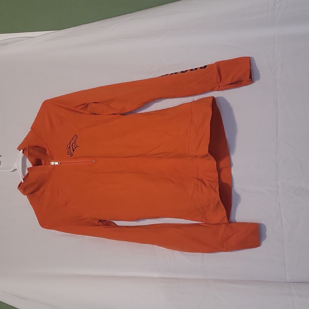 3/4 Zip Up Pink (Victoria Secret) Denver Broncos Orange